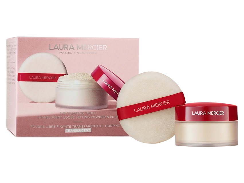 Laura Mercier The Finishing Touch Translucent Loose Setting Powder &amp; Puff - Limited Edition