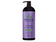 Hempz Haircare Vanilla Plum Herbal Moisturizing & Strengthening Conditioner Liter