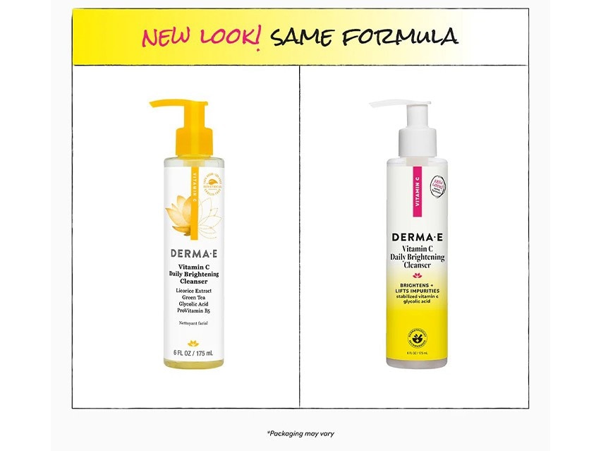 derma e Vitamin C Daily Brightening Cleanser
