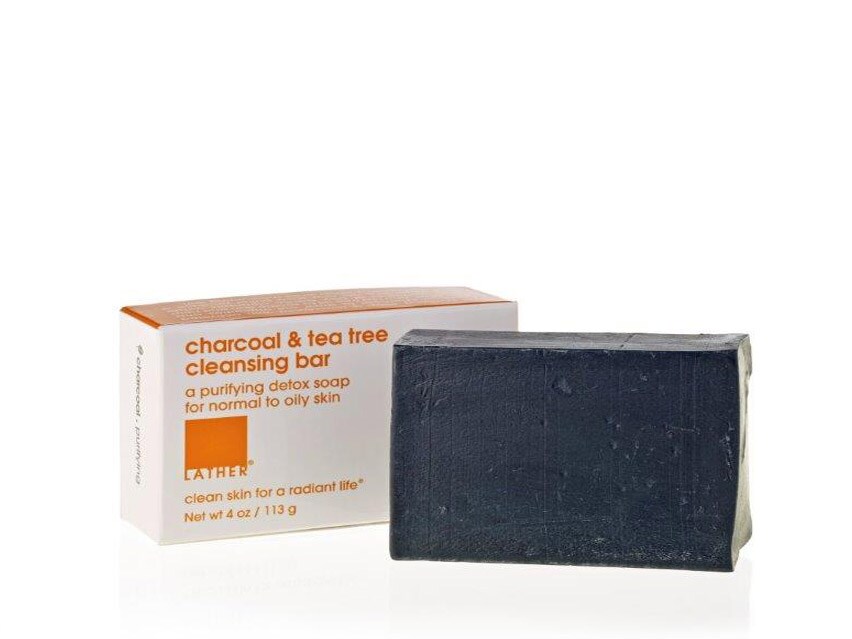 LATHER Charcoal & Tea Tree Cleansing Bar