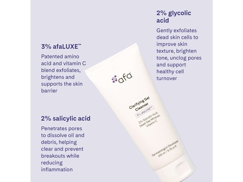 afa Clarifying Gel Cleanser &amp; Restorative Gel Mild Duo