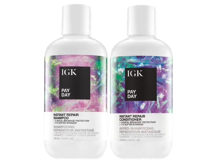IGK Pay Day Instant Repair Shampoo & Conditioner Duo