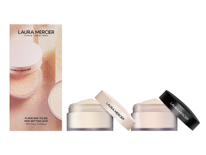 Laura Mercier Flawless To Go Mini Setting Powder Duo - Limited Edition