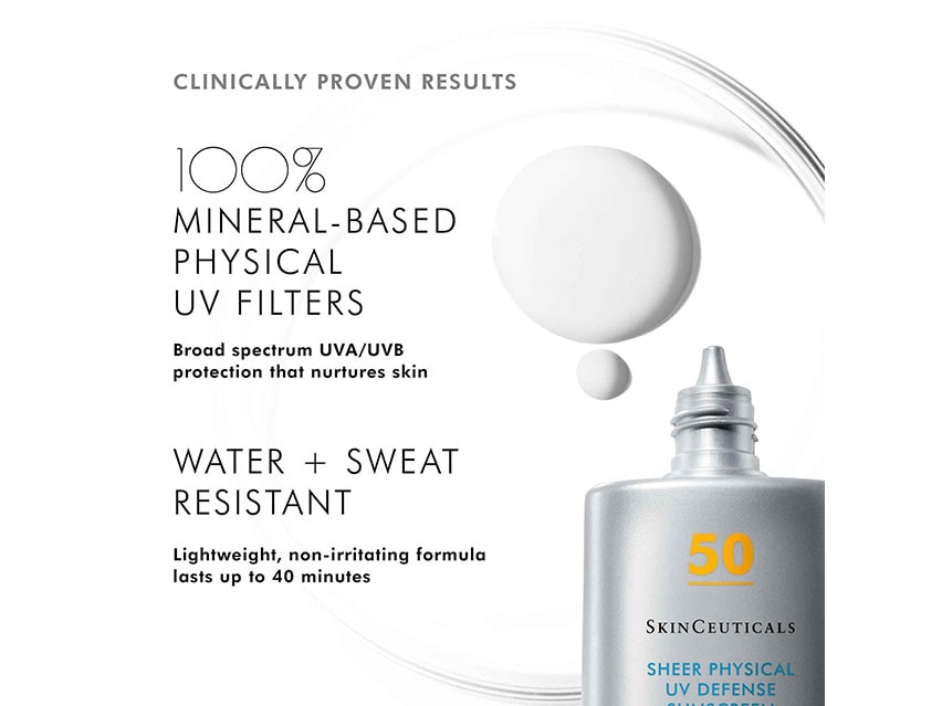 SkinCeuticals Sheer Physical UV Defense Mineral Sunscreen SPF 50 - 125 ml