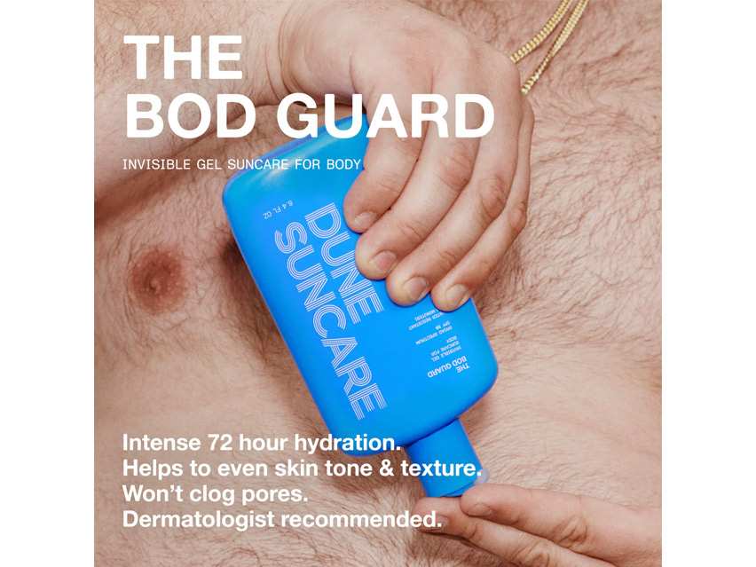 Dune Suncare The Bod Guard Invisible Gel Sunscreen Broad Spectrum SPF 30