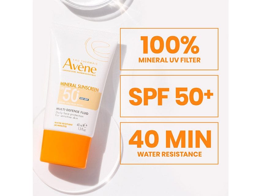 Avene Mineral Multi-Defense SPF 50 Sunscreen Fluid