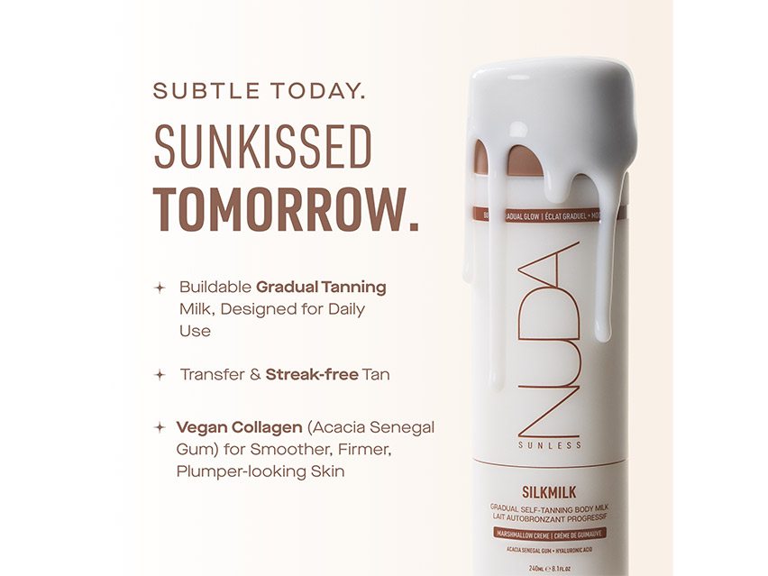 NUDA Sunless SilkMilk Gradual Self Tanning Milk
