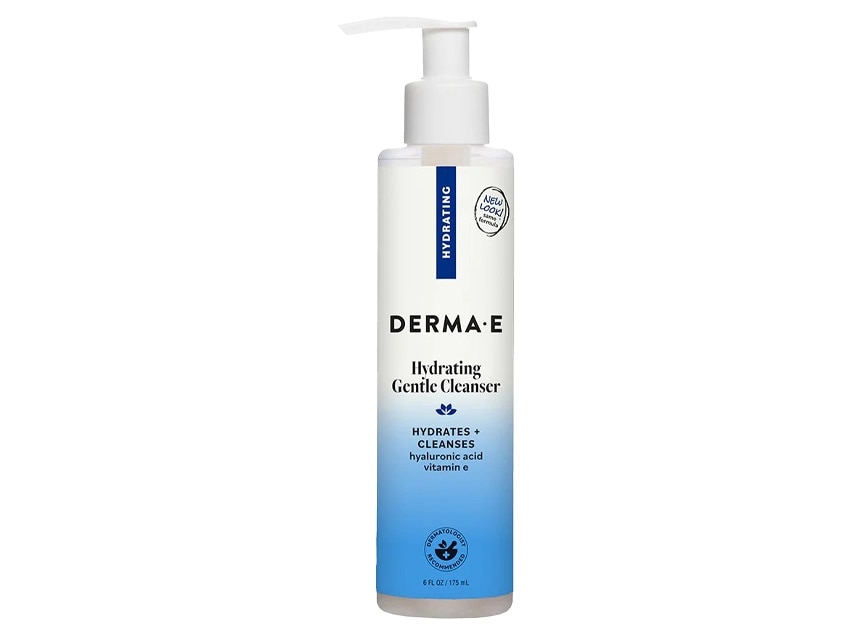 derma e Hydrating Gentle Cleanser with Hyaluronic Acid