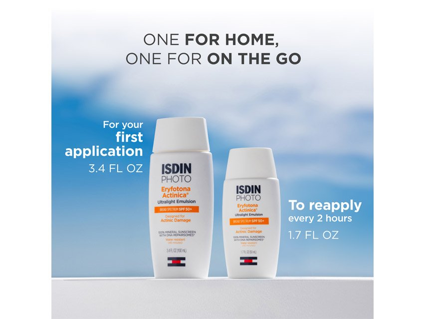 ISDIN Photo Eryfotona Actinica Daily Lightweight Mineral SPF 50+ Sunscreen