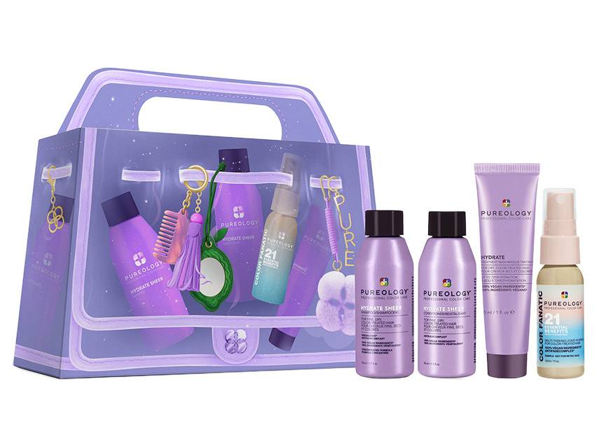 Pureology Hydrate Sheer Minis Handled with Hair Care Set - Limited Edition