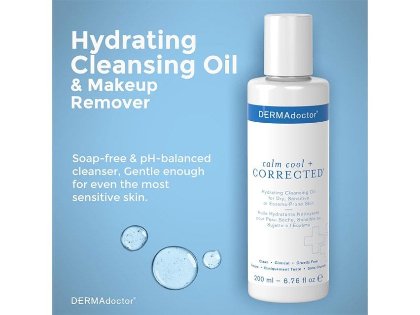 DERMAdoctor Calm Cool + Corrected Hydrating Cleansing Oil