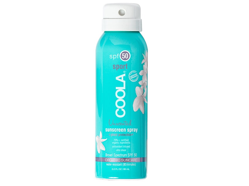 COOLA Organic Sport Sunscreen Spray SPF 50 - 3.0 oz - Unscented