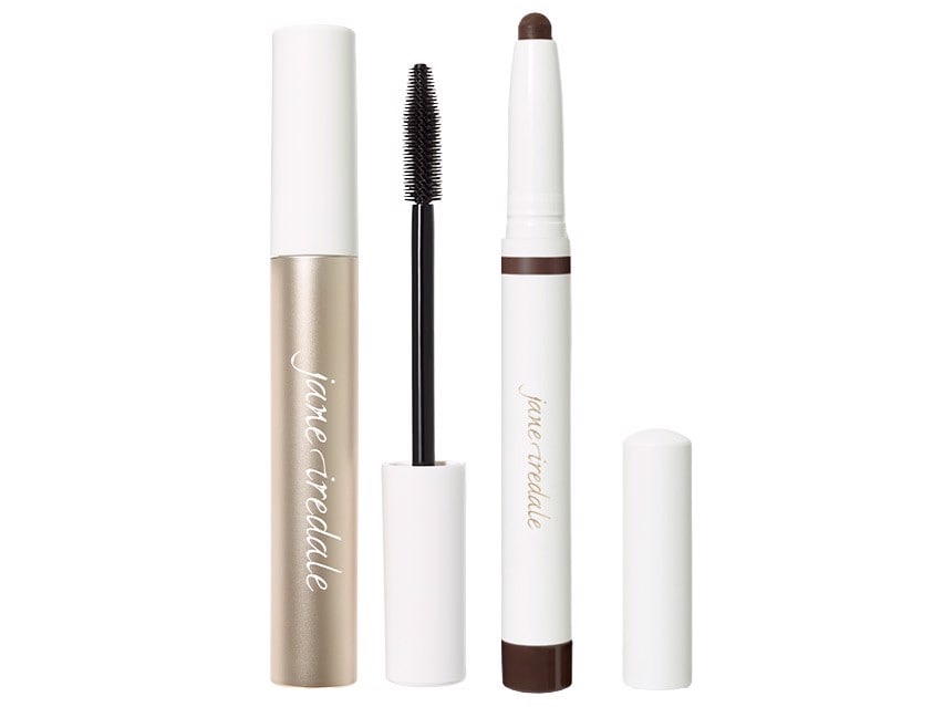 jane iredale ColorLuxe Eye Shadow Stick + Lash Fixation Tubing Mascara Duo - Americano & Brown