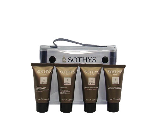 Sothys Homme Men's Trial Kit with four men's skin care products