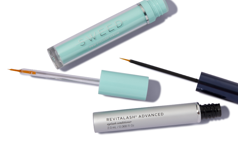 Obagi eyelash serum open and laying flat