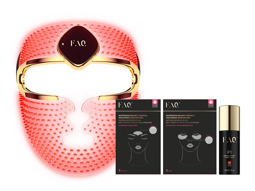 FOREO FAQ 202 Smart Silicone LED Face Mask Regimen Set - Limited Edition