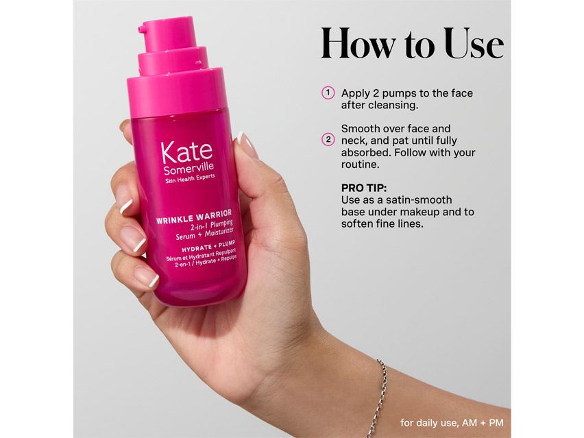 Kate Somerville Wrinkle Warrior 2-in-1 Plumping Moisturizer + Serum