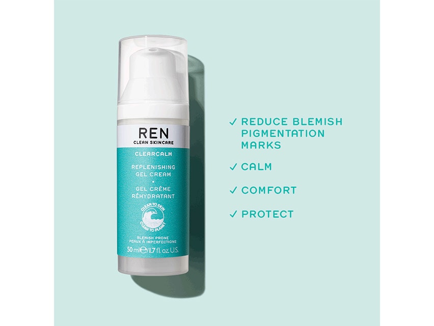 REN Clean Skincare Clearcalm 3 Replenishing Gel Cream
