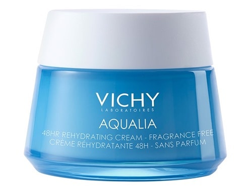 Vichy’s fragrance-free Aqualia Thermal 48HR Rehydrating Cream 
