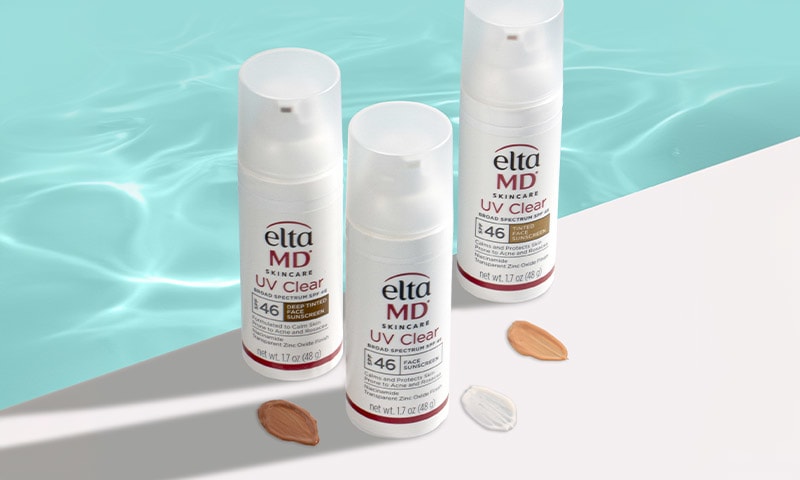 EltaMD products by the pool