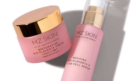 MZ Skin Restorative Bio-Placenta Cream and Reviving Bio-Placenta & Stem Cell Serum