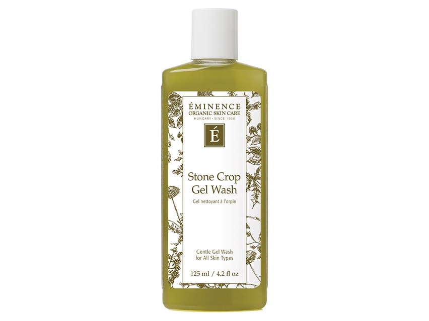 Eminence Stone Crop Gel Wash: use this Eminence cleanser on sensitive skin.