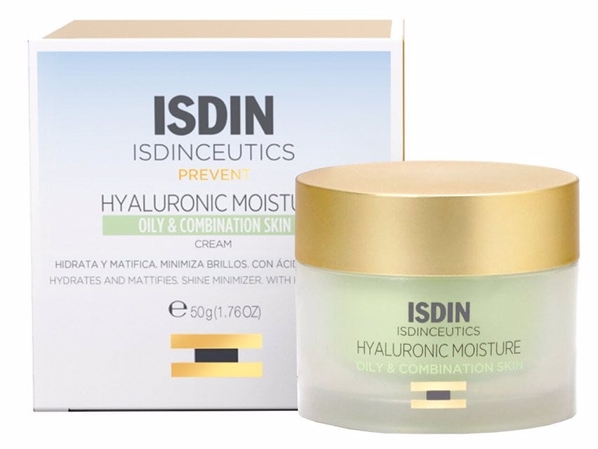 ISDIN Isdinceutics Hyaluronic Moisture Hydrating Face Moisturizer for Oily & Combination Skin