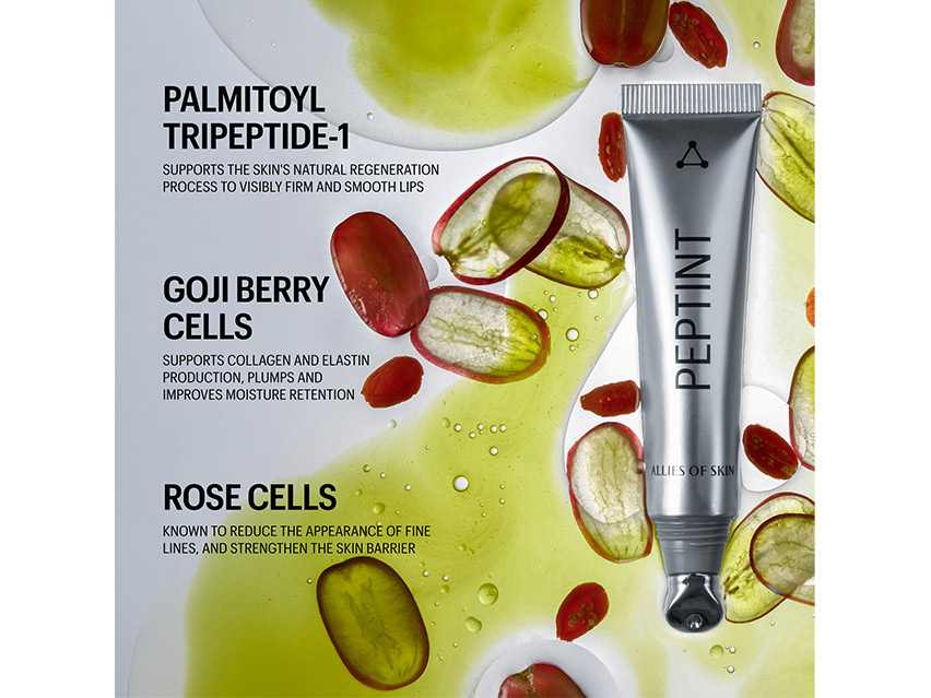 Allies of Skin Peptint Tripeptide and Goji Cells Plumping Lip Treatment
