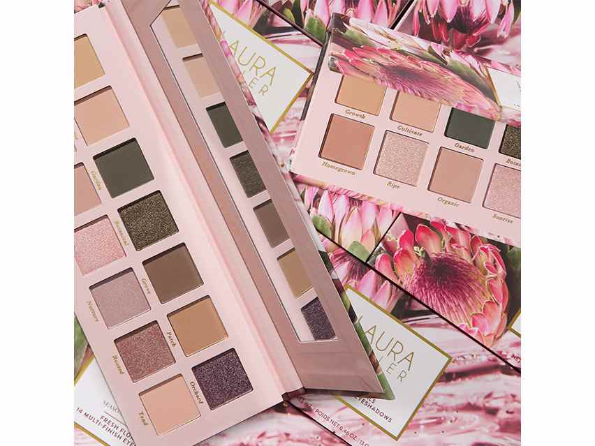 Laura Geller Seasonless Staples Fresh Florals 14 Multi-Finish Eyeshadows