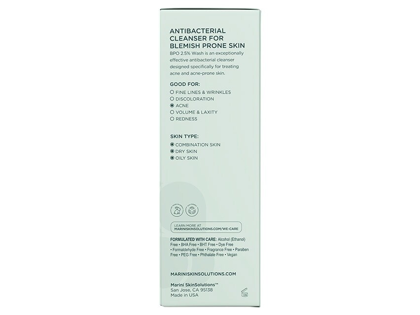 Marini SkinSolutions Benzoyl Peroxide Acne Treatment Wash 2.5%