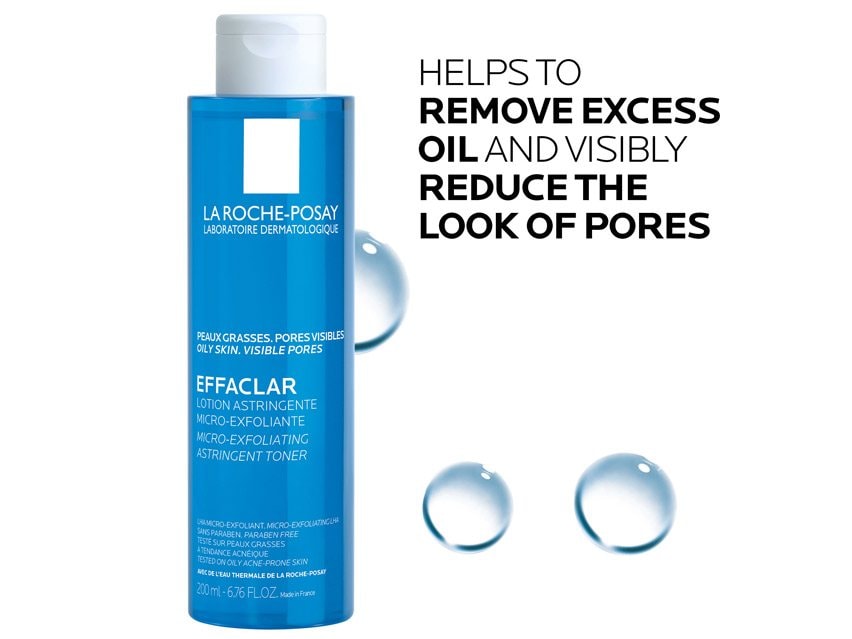 La Roche-Posay Effaclar Toner - Micro-Exfoliating Astringent Lotion