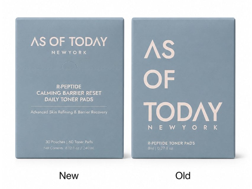 AS OF TODAY R-Peptide Calming Barrier Reset Daily Toner Pads