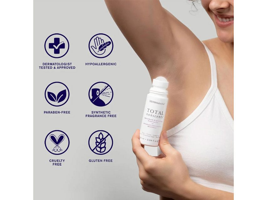 DERMAdoctor Total Nonscents Ultra-Gentle Brightening Antiperspirant