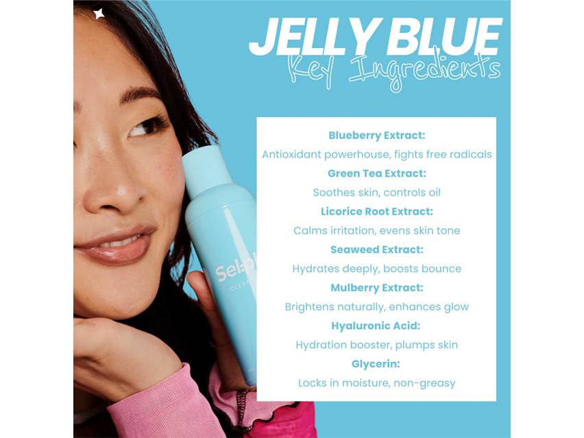 SelpH Jelly Blue Superfood Cleanser