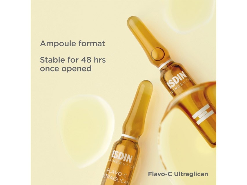 ISDIN Isdinceutics Flavo-C Ultraglican Vitamin C Brightening Serum Ampoules