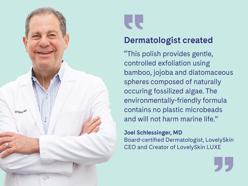 LovelySkin LUXE Microdermabrasion Polish with Triple Sphere Technology