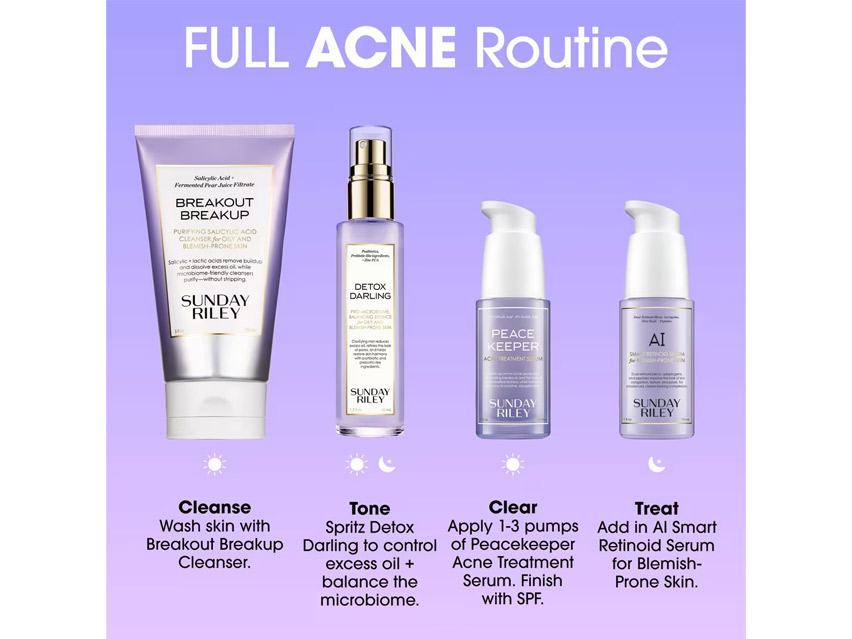 Sunday Riley Breakout Breakup Purifying Salicylic Acid Cleanser