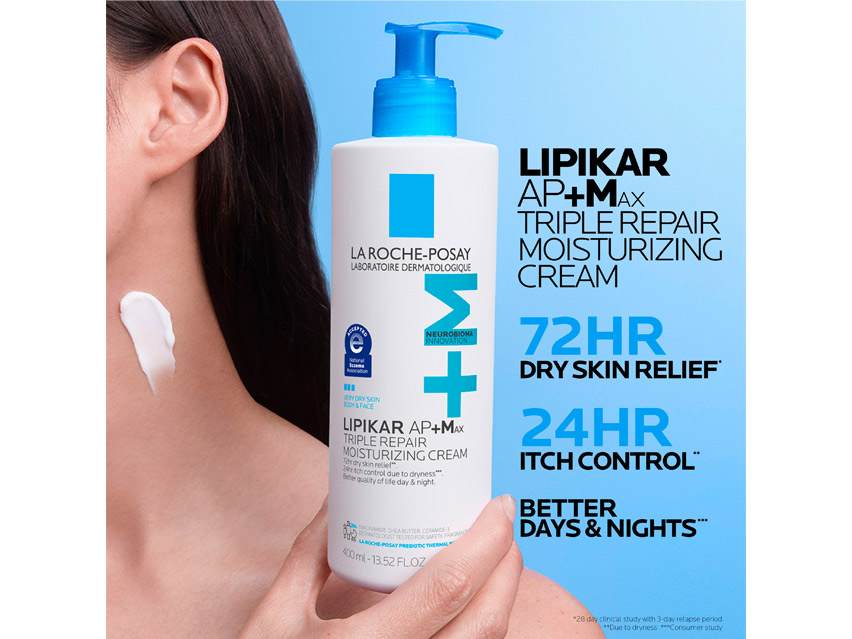 La Roche-Posay Lipikar AP+M Triple Repair Body &amp; Face Moisturizer For Dry Skin