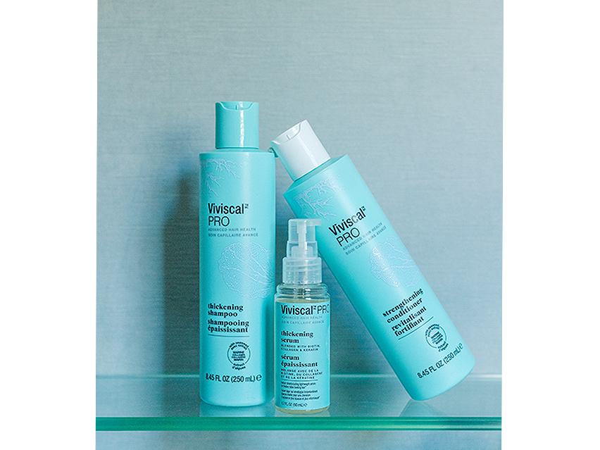 Viviscal PRO Thickening Shampoo, Strengthening Conditioner &amp; Serum Trio