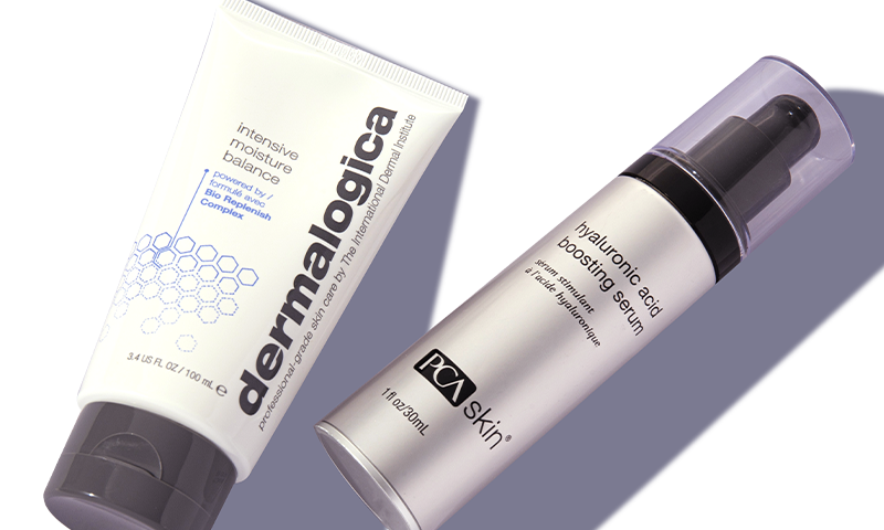 Revision Skincare Intellishade Clear next to ELEMIS Pro-Collagen Marine Cream for Men.