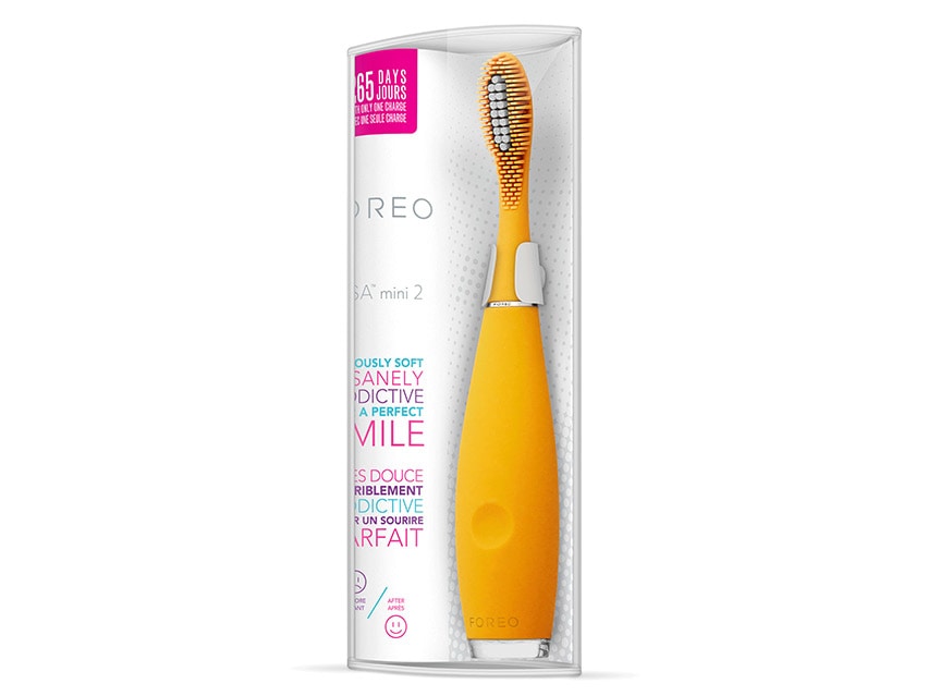 FOREO ISSA mini 2 Toothbrush for Kids - Mango Tango