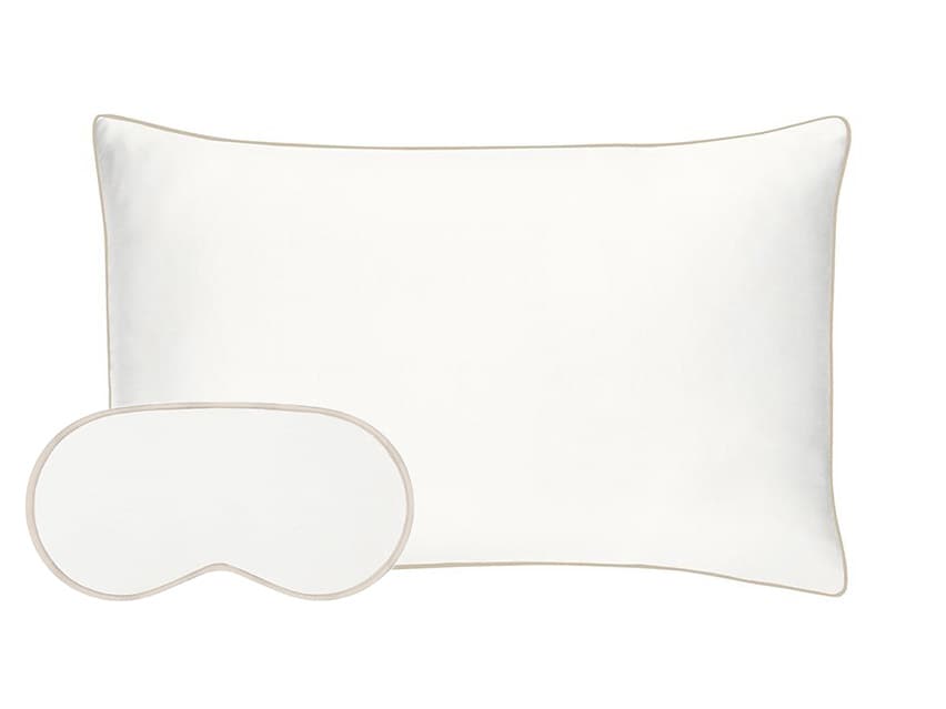 iluminage Skin Rejuvenating Pillowcase & Eyemask Set - Ivory White