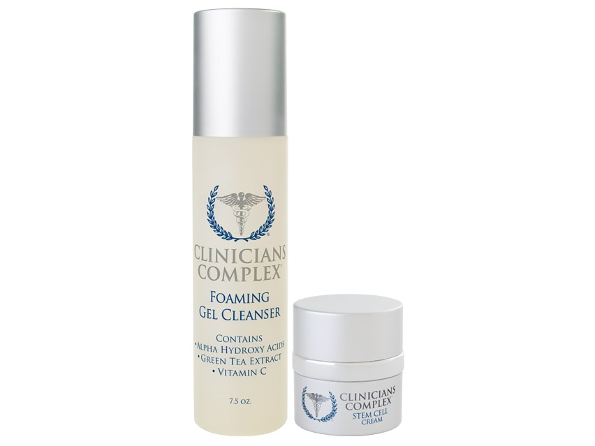 Clinicians Complex Holiday Duo - Foaming Gel Cleanser & Stem Cell Cream