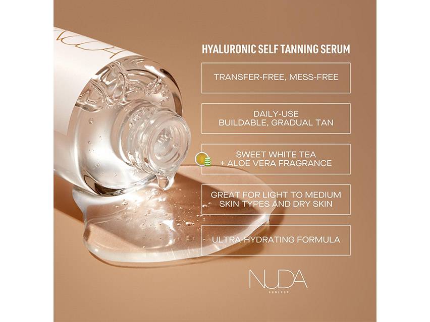 NUDA Sunless Hyaluronic Self Tanning Serum