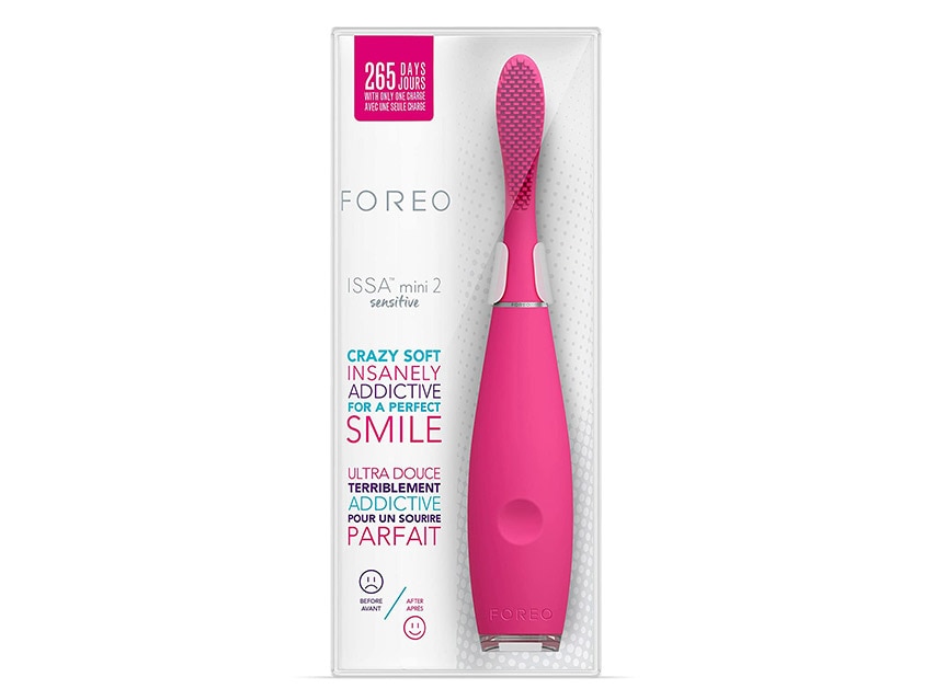FOREO ISSA mini 2 Sensitive Toothbrush for Kids - Wild Strawberry