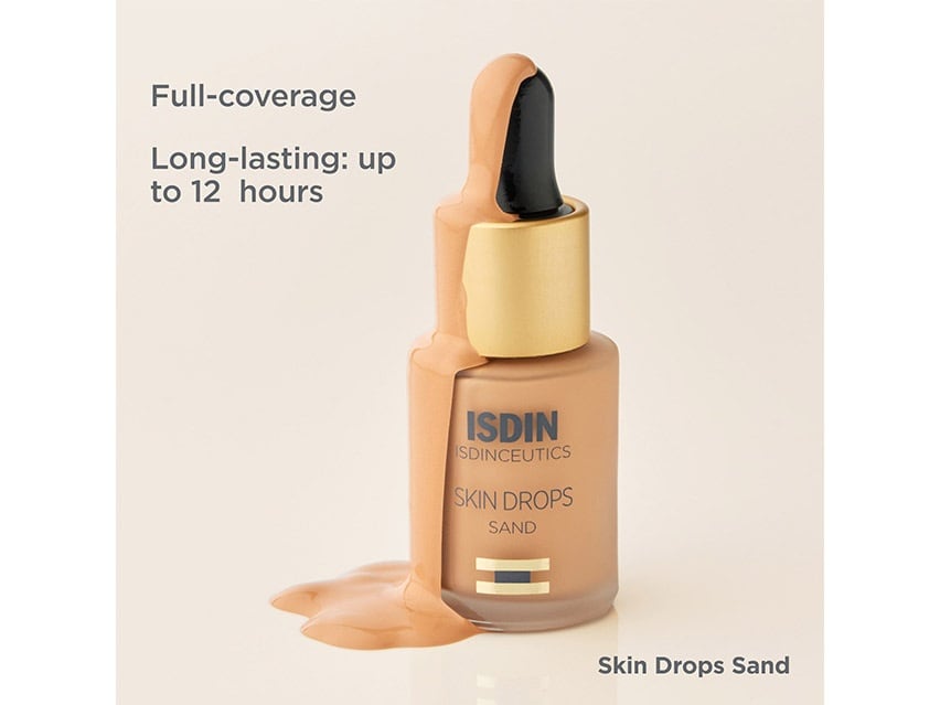 ISDINCEUTICS SKIN DROPS, ISDINceutics Skin drops is an ultra-light makeup  that provides up to 12 hours of adaptable coverage. It helps cover skin  imperfections and provides a, By ISDIN