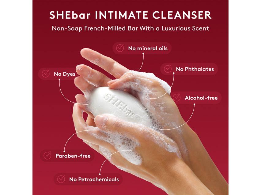 Joylux SHEbar&#174; Intimate Soap - Pack of 3