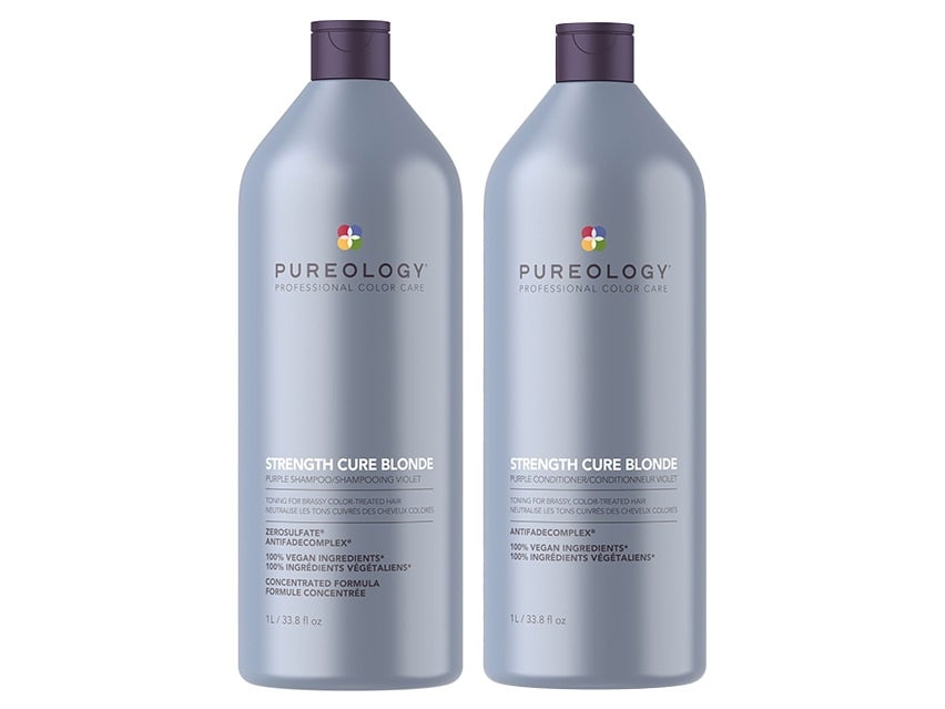 Pureology Strength Cure Blonde Shampoo &amp; Conditioner Liter Duo