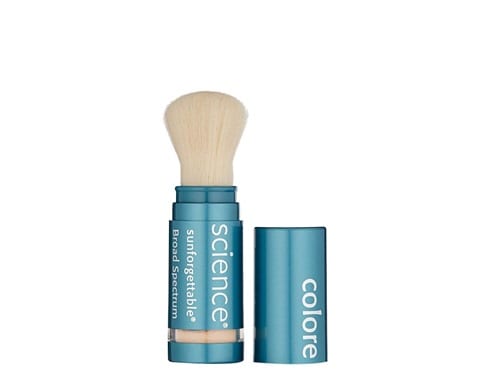 Free $35 Colorescience Sunforgettable Total Protection Brush-On Shield SPF 50 Mini in Fair