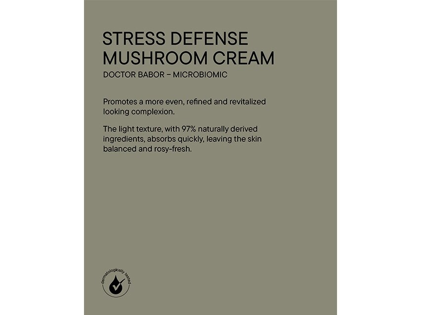 DOCTOR BABOR Microbiomic Stress Defense Mushroom Cream